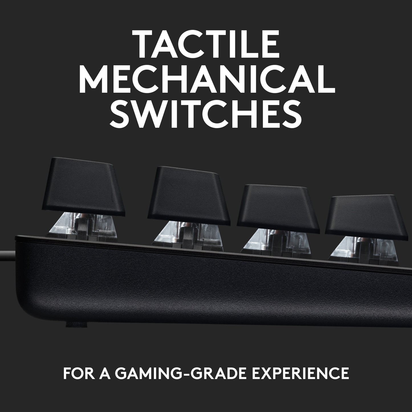 Logitech g413 tkl se mechanisch gaming toetsenbord (zwart, us-international lay-out (qwerty), gl tactile, 80% (tkl))