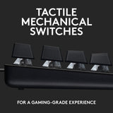 Logitech g413 tkl se mechanisch gaming toetsenbord (zwart, us-international lay-out (qwerty), gl tactile, 80% (tkl)) - afbeelding 2