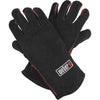Weber leren barbecuehandschoenen (zwart)