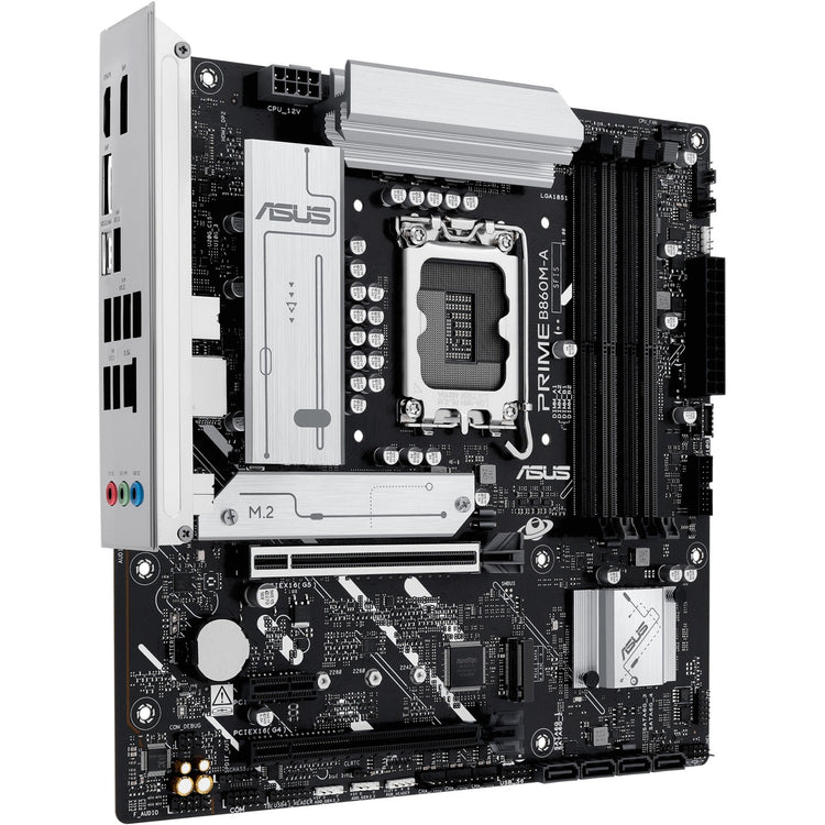 Asus prime b860m-a-csm socket 1851 moederbord (raid, 2.5 gb-lan, sound, µatx)