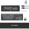 Logitech mx mechanical toetsenbord (zwart, us-international lay-out (qwerty), 100%, bluetooth)