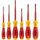 Wiha schroevendraaierset softfinish electric slimfix (rood geel, 6-delig)