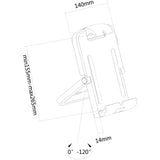 Neomounts tablet-un200white tablet steun standaard (wit) - afbeelding 19