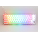 Ducky one 3 sf aura white rgb mechanisch toetsenbord (wit, us lay-out (qwerty), cherry mx brown, 65%, abs double shot, hot swap) - afbeelding 2