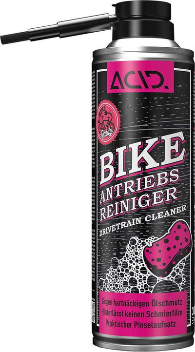 Acid bike drivetrain cleaner