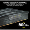 Corsair vengeance 32 gb ddr5-6000 (2x 16 gb) werkgeheugen (zwart, cmk32gx5m2b6000c30, xmp 3.0)