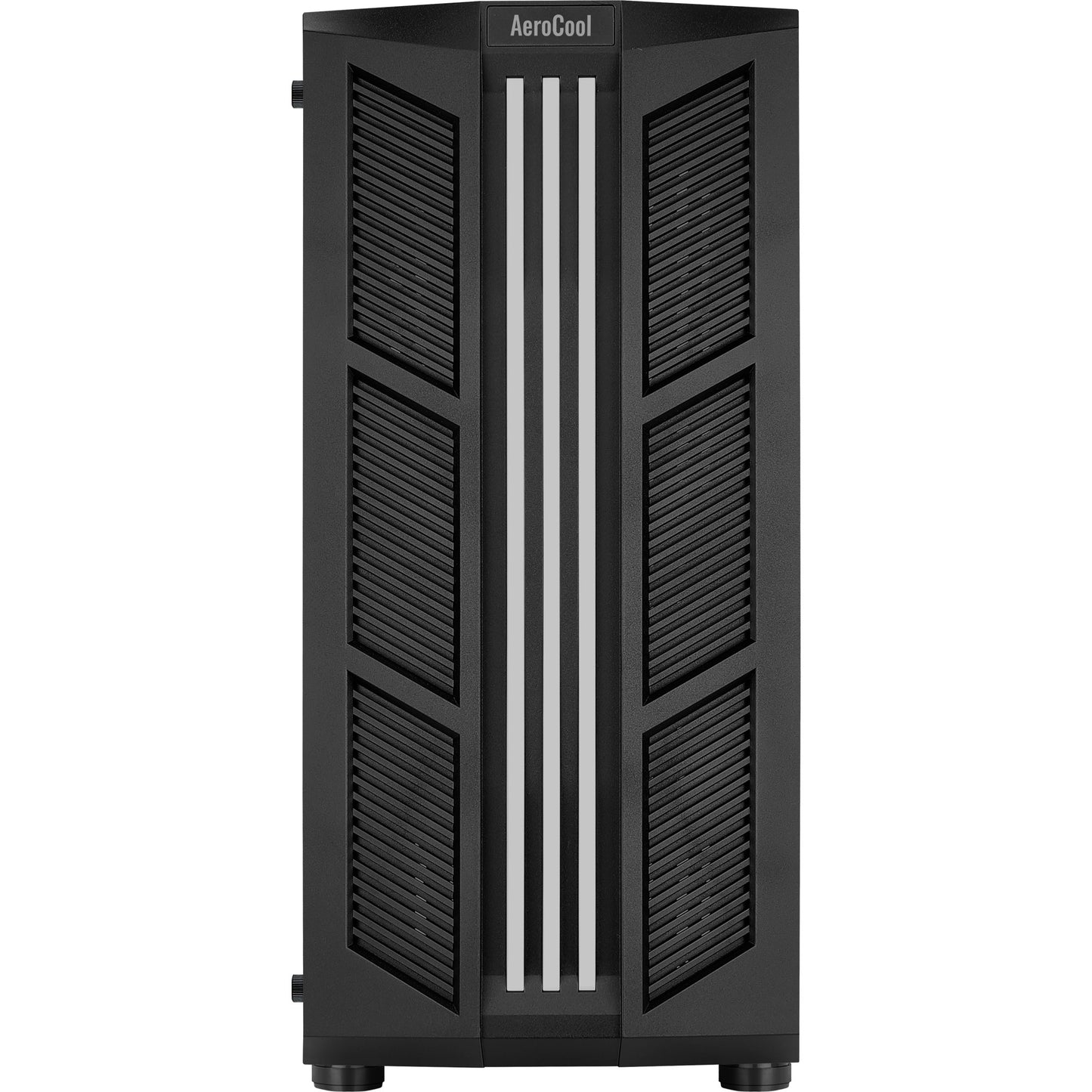 Aerocool prime v2 midi tower behuizing (zwart | 2x usb-a | rgb | window)