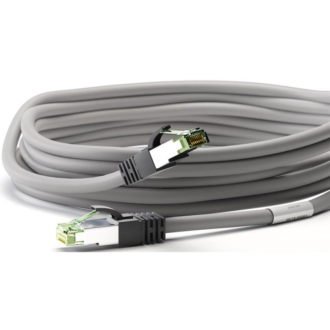 Goobay patchkabel cat.8.1 s ftp (grijs, 0,25 meter)