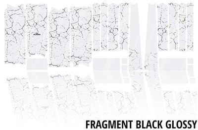 Unleazhed unscratch - frame protection film gravelbike bpg01 fragment black