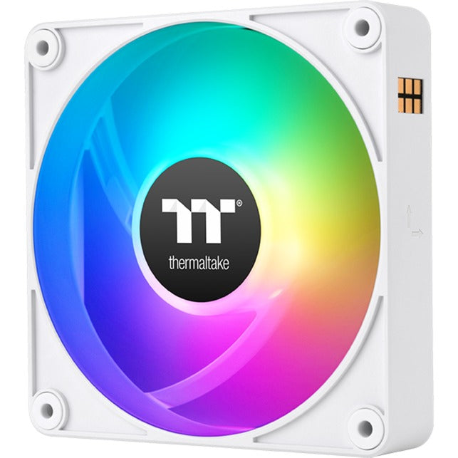 Thermaltake ct120 ex argb sync pc cooling fan snow (3-fan pack) case fans (wit, 3 stuks, 120 x 120 x 25 mm, pwm)
