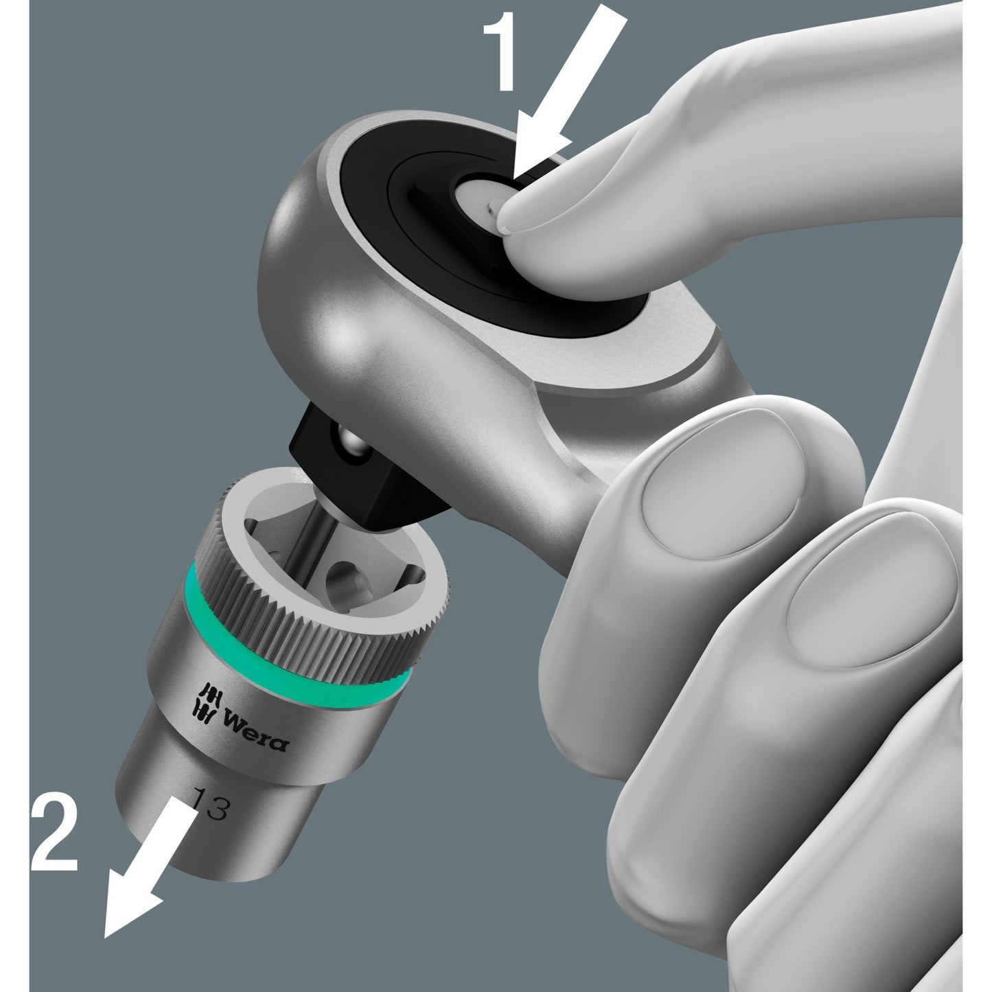 Wera 8100 sa 10 zyklop ratelset 1 4