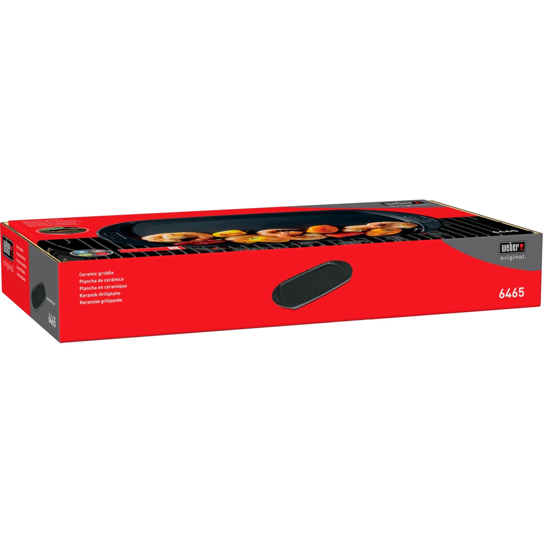Weber bakplaat grillplaat (zwart, 40 x 22 cm)