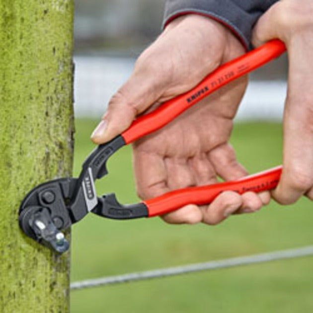 Knipex cobolt xl compacte boutensnijtang 7101250 kniptang (rood zwart)