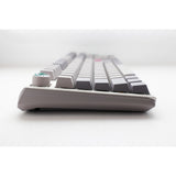 Ducky one 3 mist grey rgb mechanisch toetsenbord (lichtgrijs, us lay-out (qwerty), cherry mx red, 100%, rgb led, double-shot pbt, hot-swappable, quack mechanics) - afbeelding 5