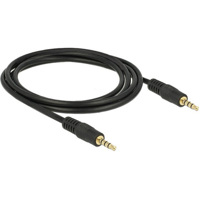 Delock 3,5 mm kabel (zwart, 2 meter)