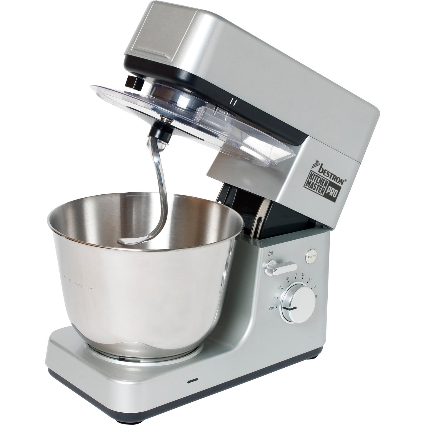 Bestron akm1600s 4-in-1 keukenmachine kitchen master pro (zilver)