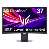 Lg ultragear 37g800a-b 37 4k ultra hd curved gaming monitor (zwart, 1x displayport, 2x hdmi, 1x usb-c, 2x usb-a, 165 hz) - afbeelding 1