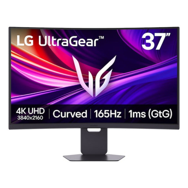 Lg ultragear 37g800a-b 37 4k ultra hd curved gaming monitor (zwart, 1x displayport, 2x hdmi, 1x usb-c, 2x usb-a, 165 hz)