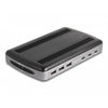 Delock usb charging station met 3 x usb type-c pd + 3 x usb type-a (112 w) (grijs zwart)