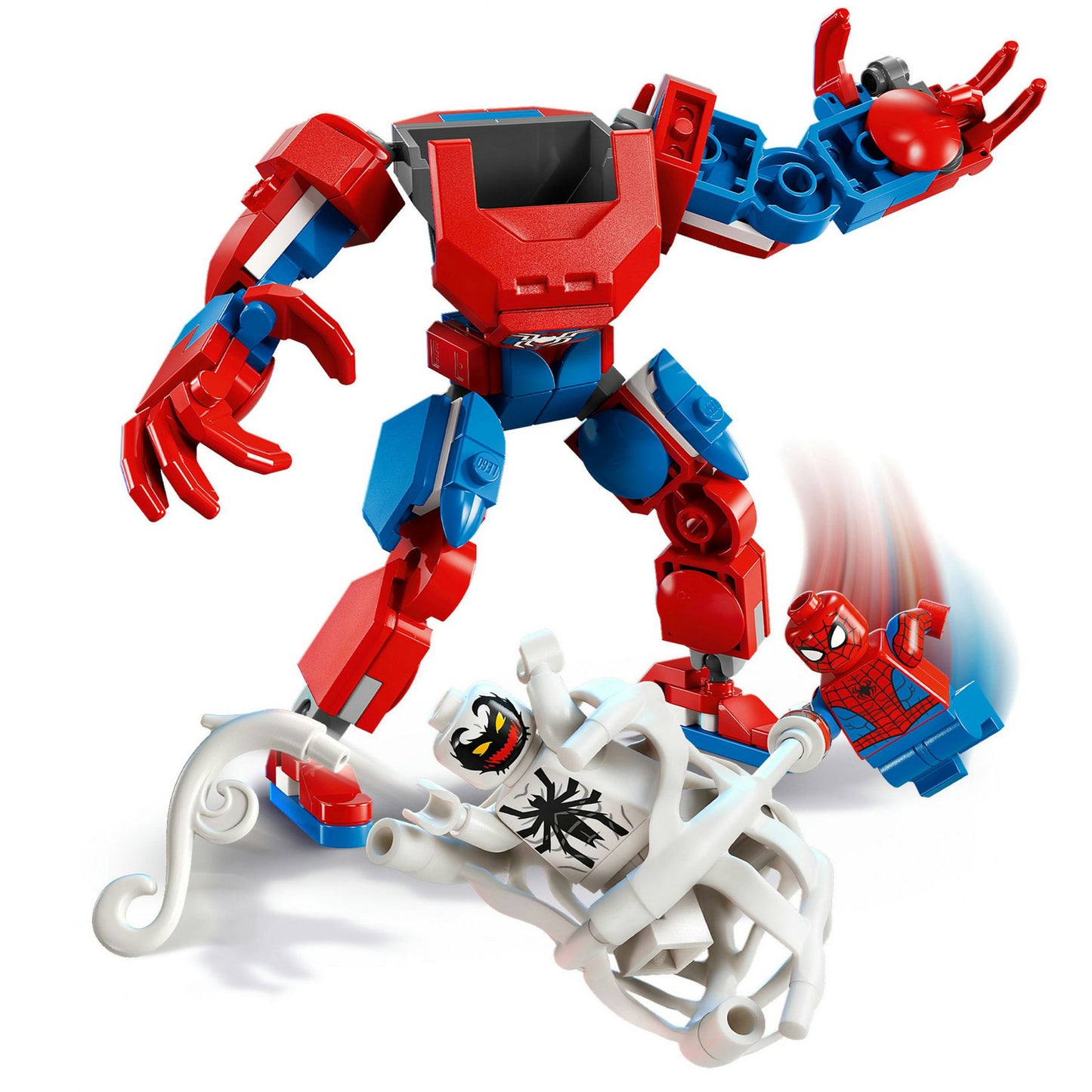 Lego super heroes 76308 spider-man mecha vs. anti-venom
