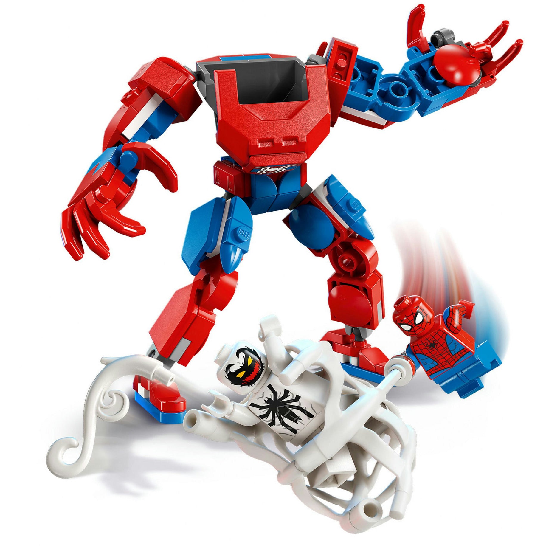 Lego super heroes 76308 spider-man mecha vs. anti-venom