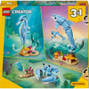 Lego creator 3-in-1 - zeedieren: prachtige dolfijnen constructiespeelgoed (31385)