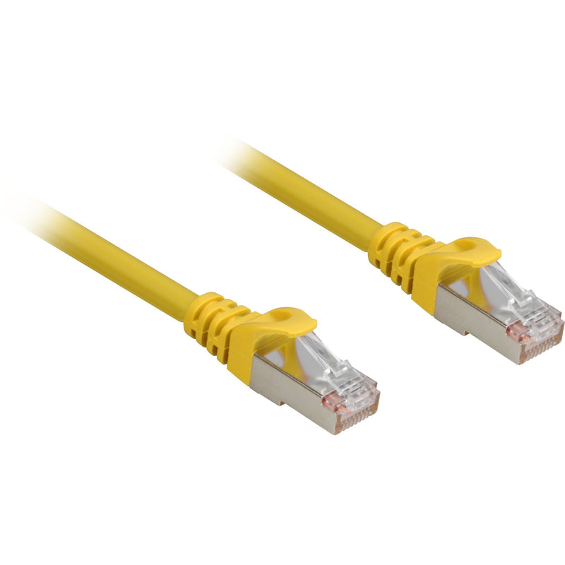 Sharkoon patchkabel sftp, rj-45 met cat.6a (geel, 3 meter, halogeenvrij)