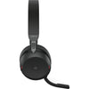 Jabra evolve2 75 on-ear headset (zwart, link380c, microsoft teams)