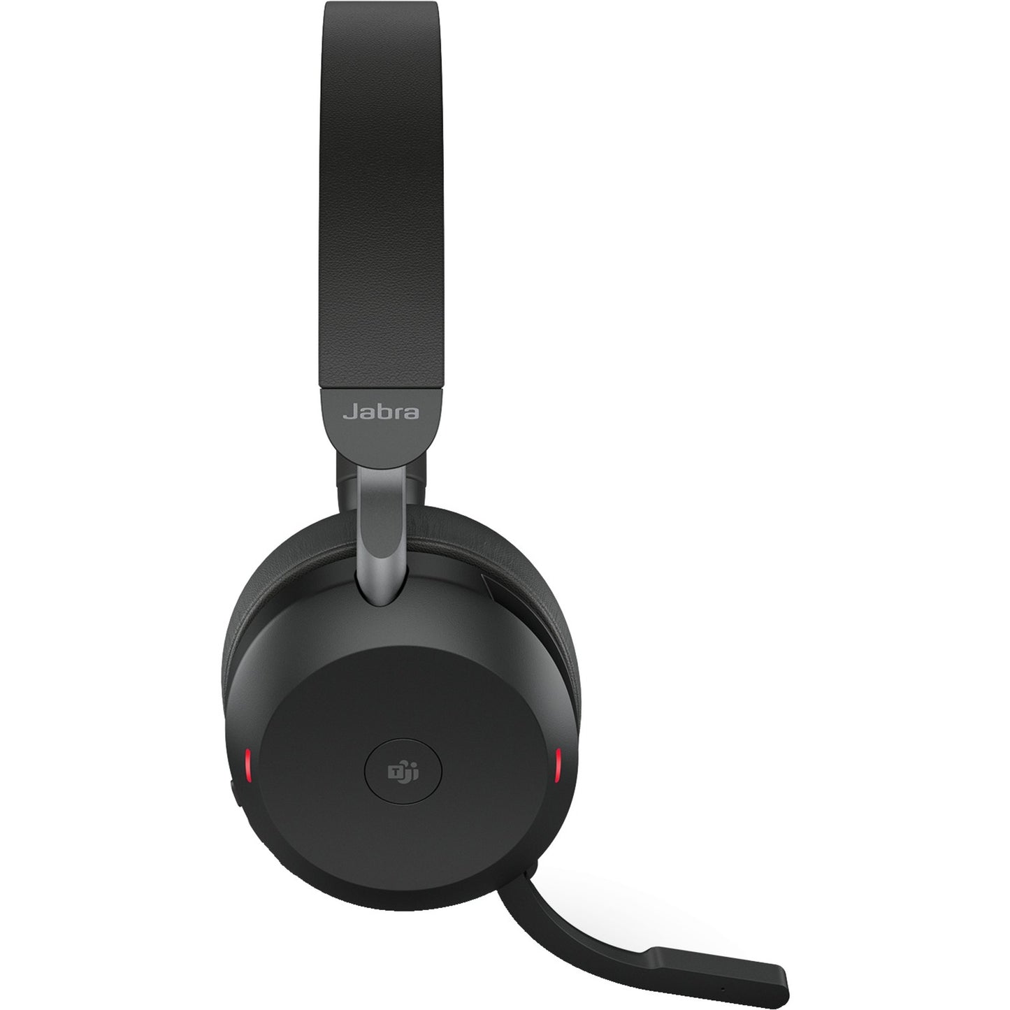 Jabra evolve2 75 on-ear headset (zwart, link380c, microsoft teams)