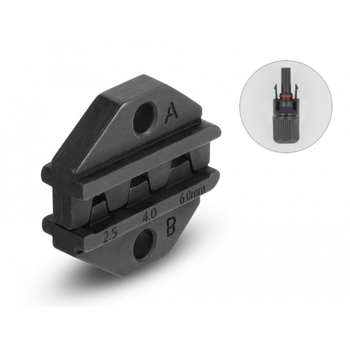 Delock crimping tool for dl4 plug 2.5 - 6 mm² krimptang (geel zwart)