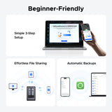 Ugreen nasync dxp2800 (grijs, 2,5gbe, hdmi, usb-c) - afbeelding 7