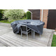 Nature tuinmeubelafdekhoes voor stoelen en tafels afdekking (grijs, 6030602)