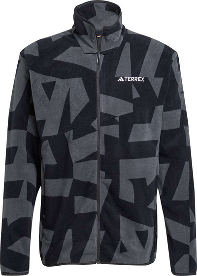 Adidas terrex multi printed full zip - fleece jacket