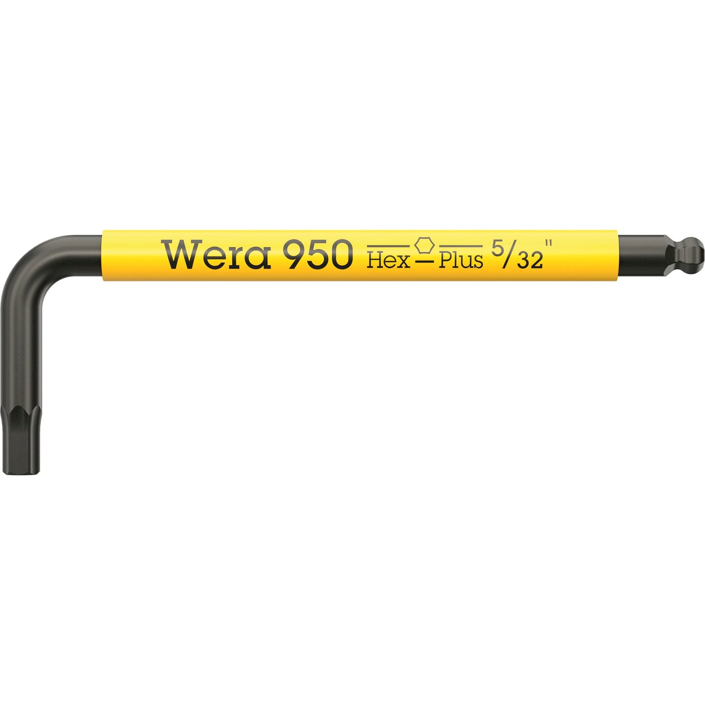 Wera 950 9 hex-plus multicolour imperial 3 stiftsleutelset, blacklaser (zwart, 9‑delig)