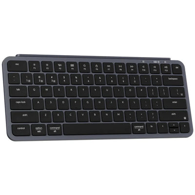 Keychron b1 pro-k1 toetsenbord (grijs, us-international lay-out (qwerty), scissor switches, 75%, abs keycaps, 2.4ghz | bluetooth 5.2 | usb-c)