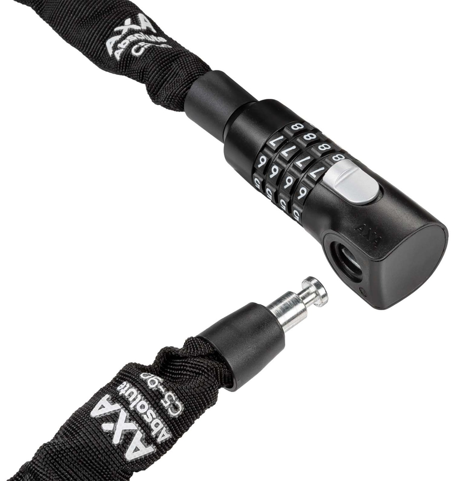 Axa kettingslot absolute c5-90cm codeslot zwart