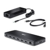 Club 3d thunderbolt 4 12-in-1 dock dockingstation (zwart)
