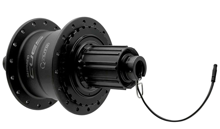 Shimano cues fh-u6060 auto shift dynamo center-lock rear hub 12x142mm