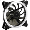 Sharkoon shark blades pwm rgb case fan (zwart, 120 x 120 x 25 mm)