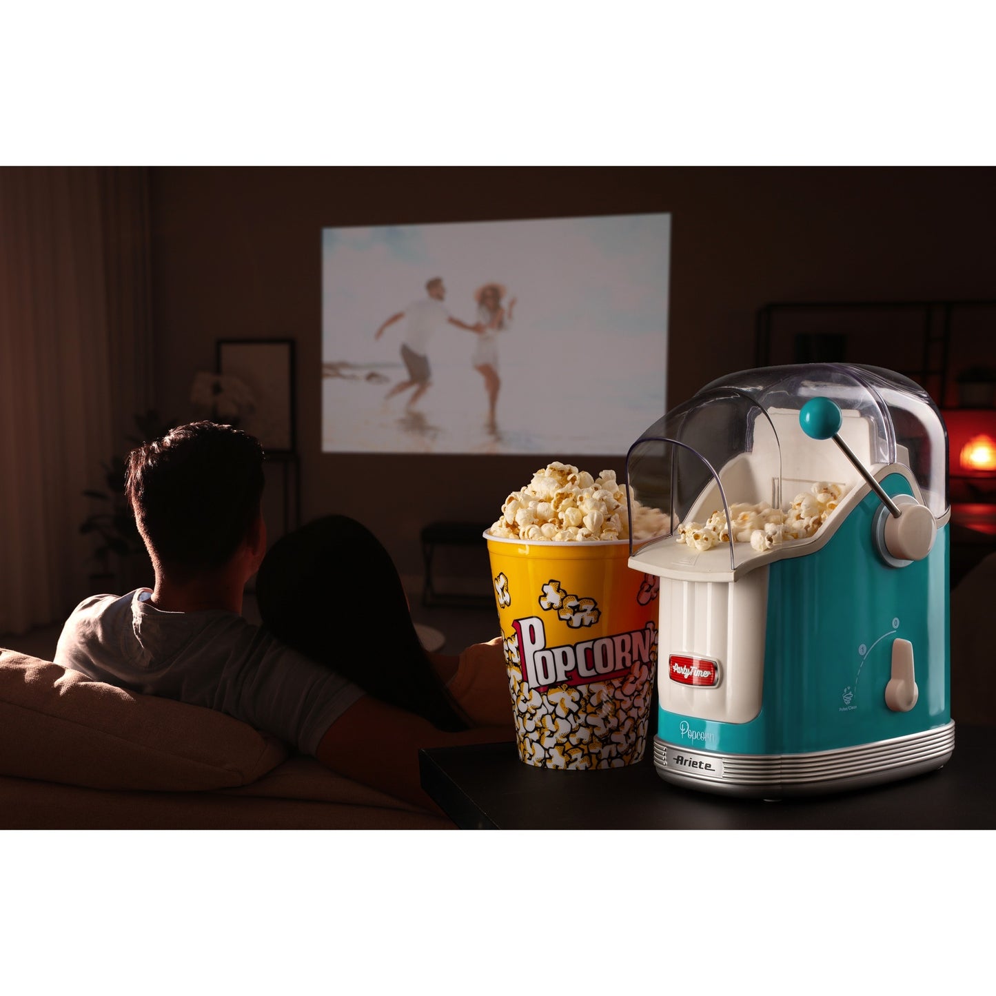 Ariete party time pop corn maker 2958 01 popcornmaker (lichtblauw)
