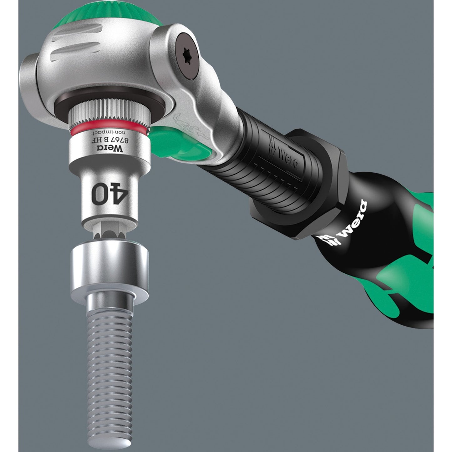 Wera 8100 sa all-in zyklop speed-ratelset, 42-delig gereedschapsset (zwart groen, 1 4 -aandrijving, met vasthoudfunctie, metrisch)