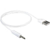 Delock cable usb-a male > stereo jack 3.5 mm male 4 pin adapter (ipod shuffle, 1 m)