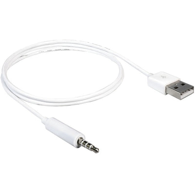 Delock cable usb-a male > stereo jack 3.5 mm male 4 pin adapter (ipod shuffle, 1 m)