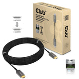 Club 3d ultra high speed aoc hdmi 2.1 gecertificeerde unidirectioneel kabel male-male (zwart, 15 meter, 4k 120hz, 8k 60hz, 48 gbps) - afbeelding 8