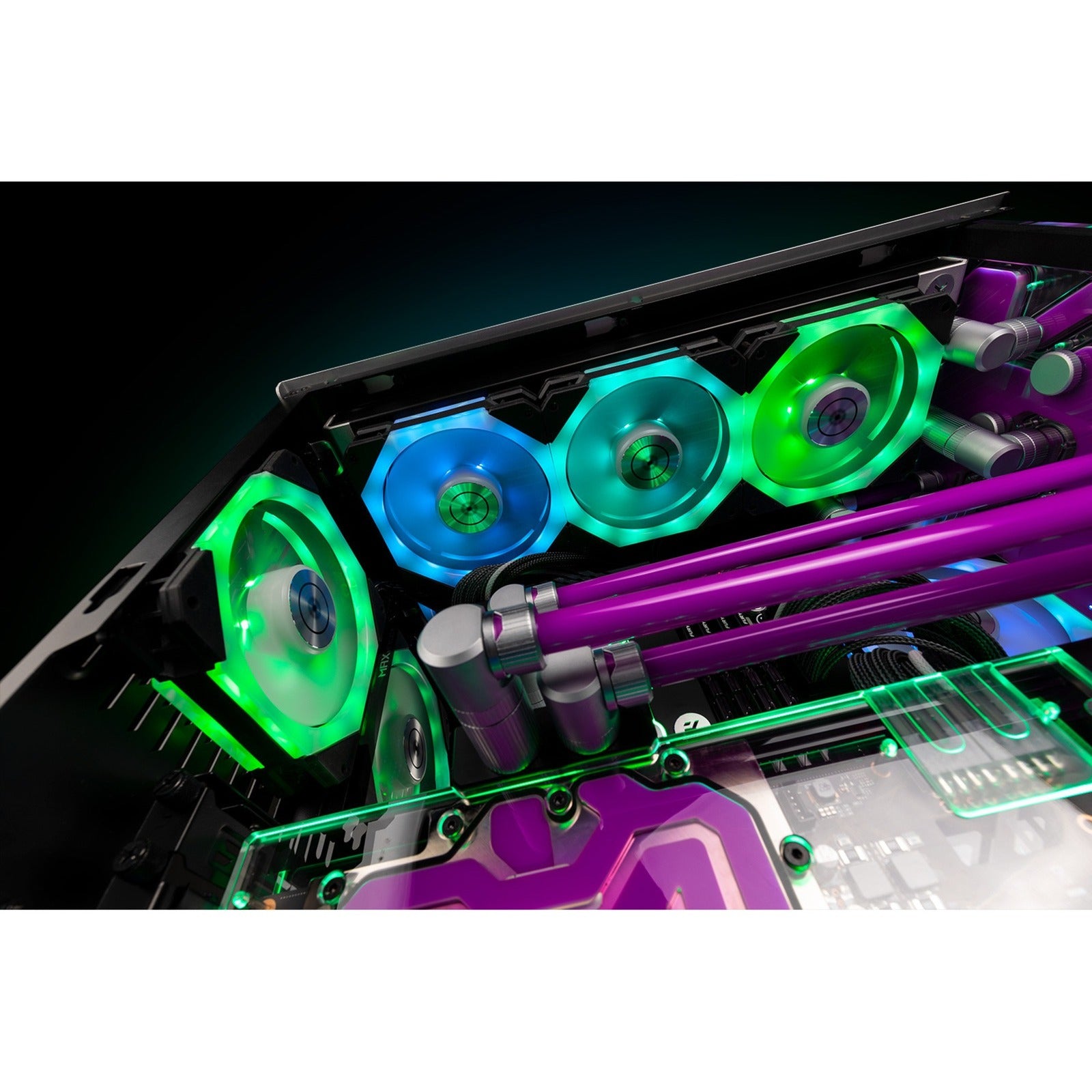 Ekwb ek-quantum impulse 120 d-rgb case fan (wit, 120 x 120 x 29 mm, pwm, rgb led)