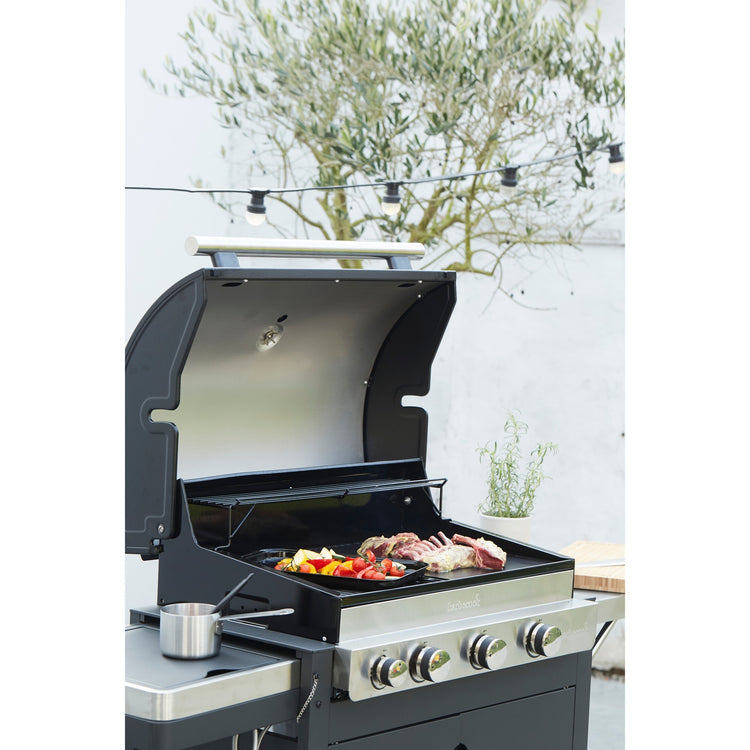 Barbecook herbruikbare grillpan uit email grillschaal