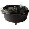The windmill dutch oven 6 qt kookpan (zwart, ø 31.5 cm | 5.9 liter)