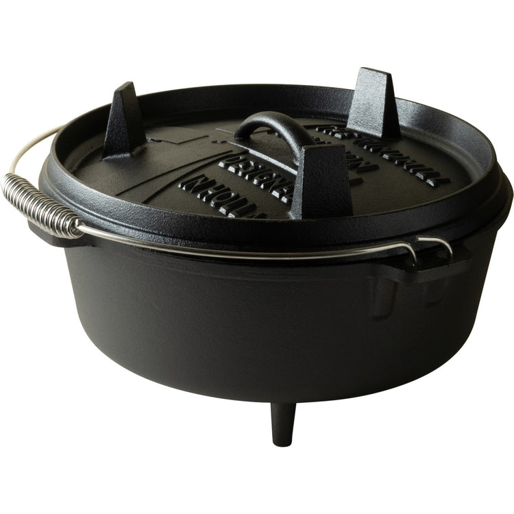 The windmill dutch oven 6 qt kookpan (zwart, ø 31.5 cm | 5.9 liter)
