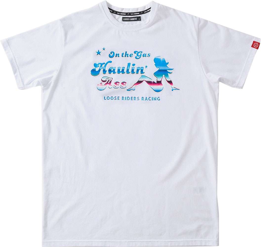 Loose riders haulin' ass - tech tee