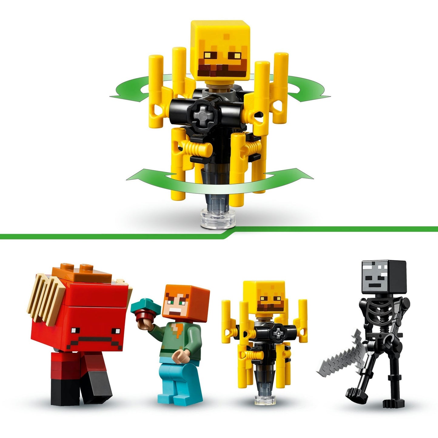 Lego minecraft de lavastrijd in de nether voor kinderen - 21266